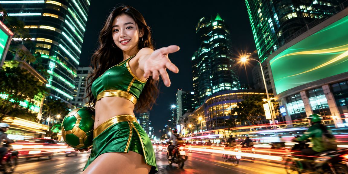 Không khí giải trí casino sôi động về đêm tại Hà Nội với ánh đèn neon rực rỡ